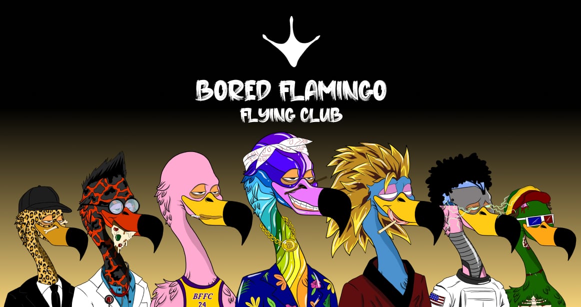 Bored Flamingo Flying Club - VeChain NFT - VeCalendar Mints & Drops